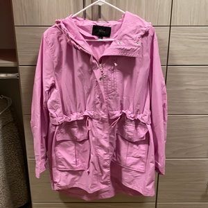 J. Crew pink raincoat